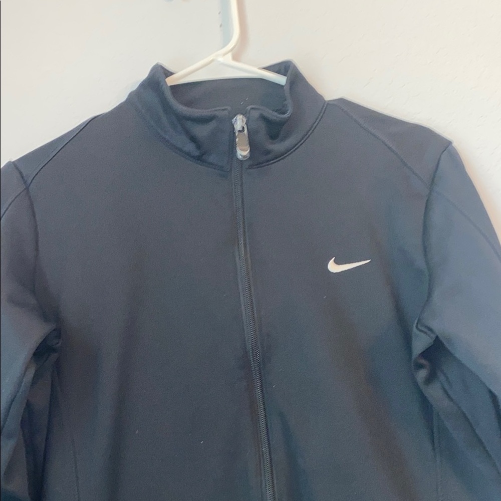 Nike Black Zip-Up Jacket - Picture 2 of 9